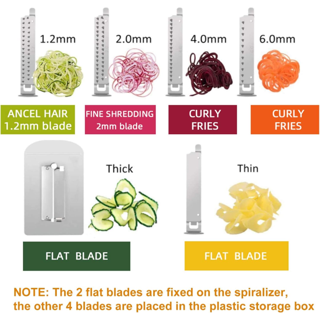 SpiralMaster - Multifunctional Vegetable Cutter with 6 Knives