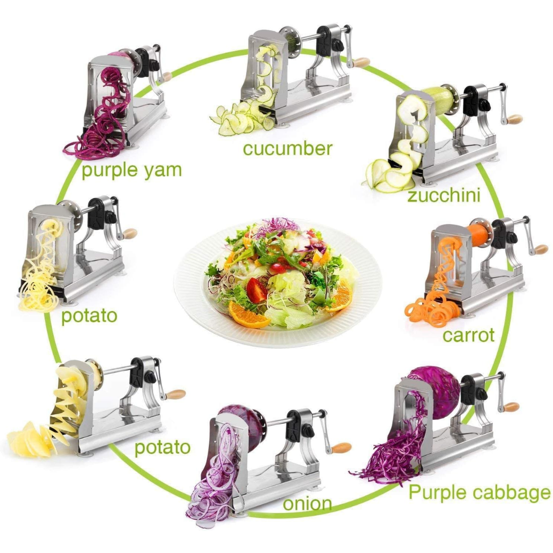 SpiralMaster - Multifunctional Vegetable Cutter with 6 Knives