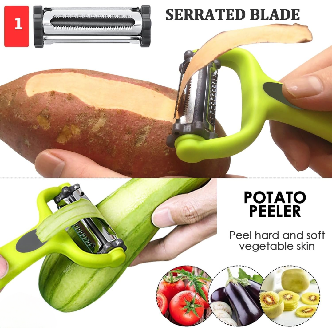 VeggieMaster - 3-in-1 Julienne Cutter for Vegetables