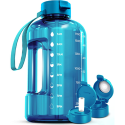HydraMark - Elegant 2L Vattenflaska med Tidsindikator