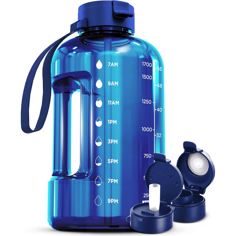 HydraMark - Elegant 2L Vattenflaska med Tidsindikator