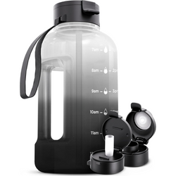 HydraMark - Elegant 2L Vattenflaska med Tidsindikator