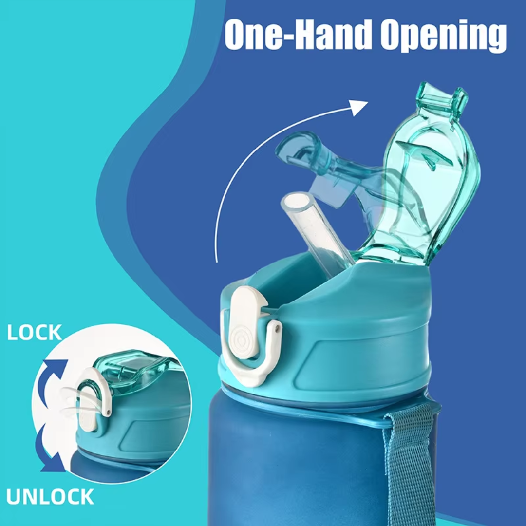 HydraMax - Large leak-proof sports bottle 1L
