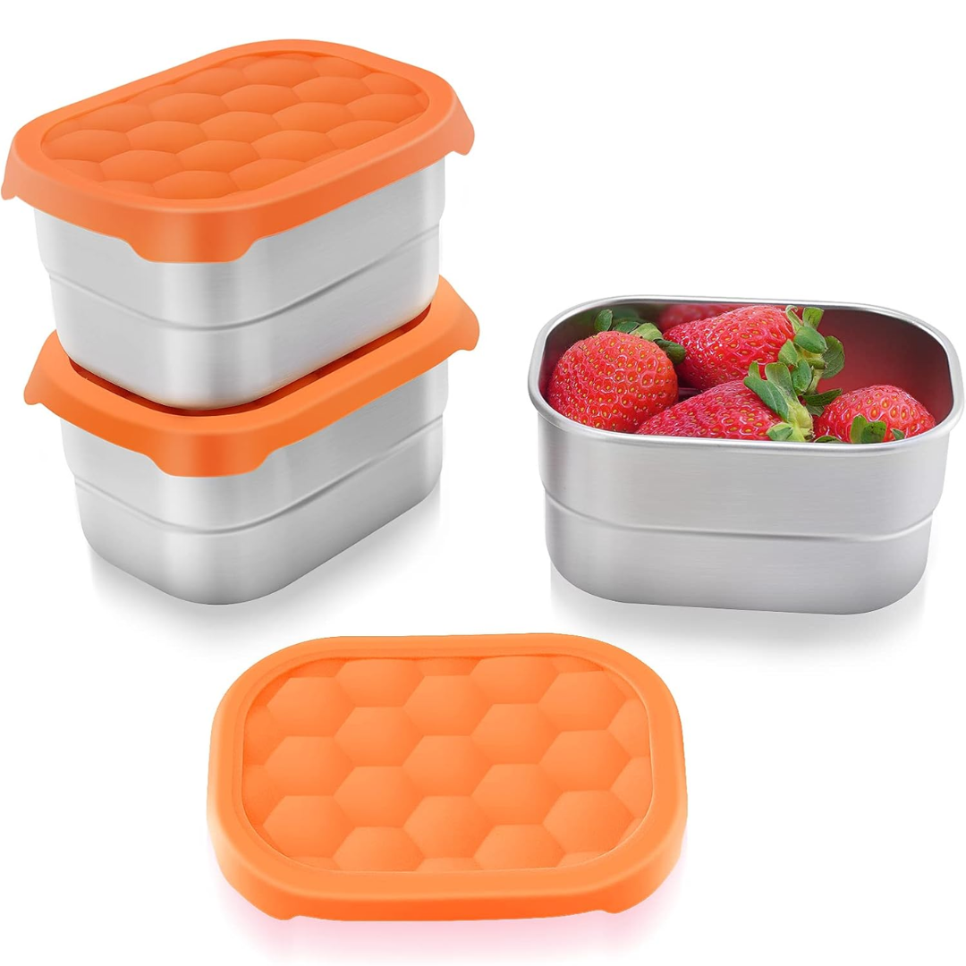 SnackGuard – RVS Snack Container with Silicone Lid