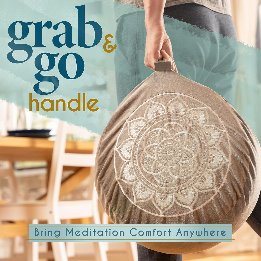 VelvetZen – Luxurious Meditation Cushion in Premium Velvet