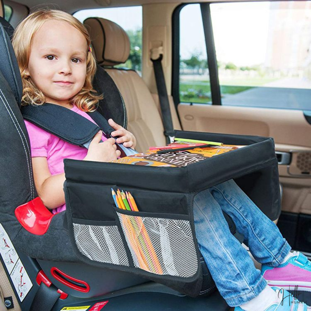 TravelMate - Convenient Snack and Game Tray for Kids