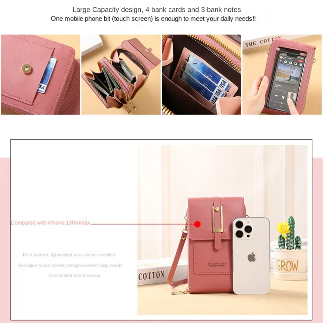 Sonia Wallet – Elegant Leather Phone Case