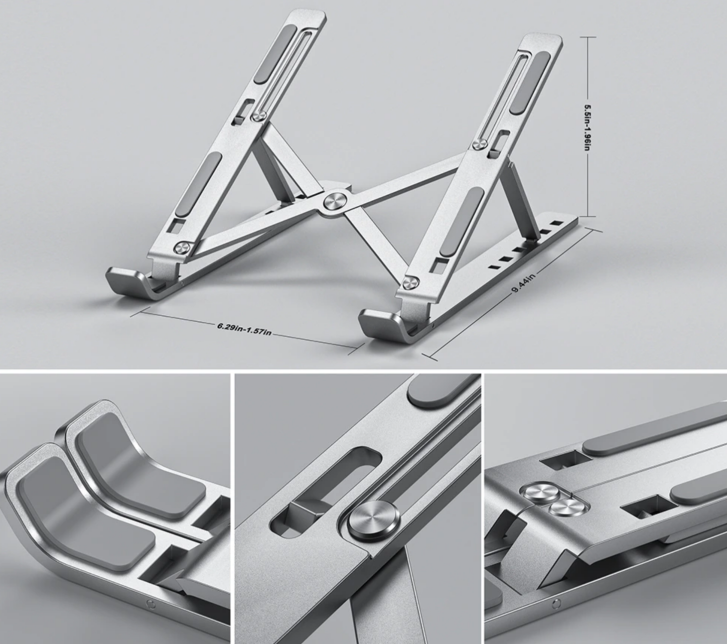 SCITEC™ Elevate - Adjustable Laptop Stand with 6 Positions
