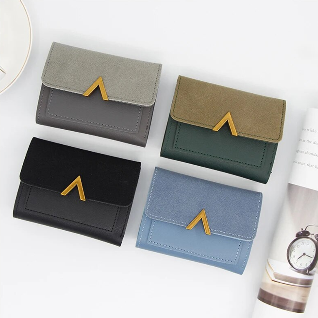 VelvetCoin - Compact Leather Wallet for Women