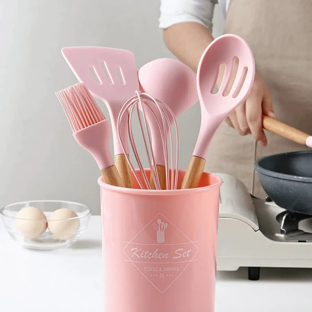 FlexiChef – Durable Silicone Kitchen Utensil Set