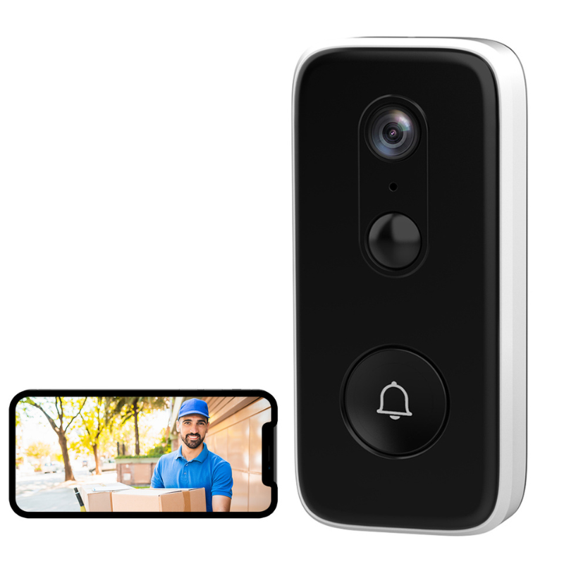 SmartRing Doorbell - Wireless 3MP Camera for Outdoor Use