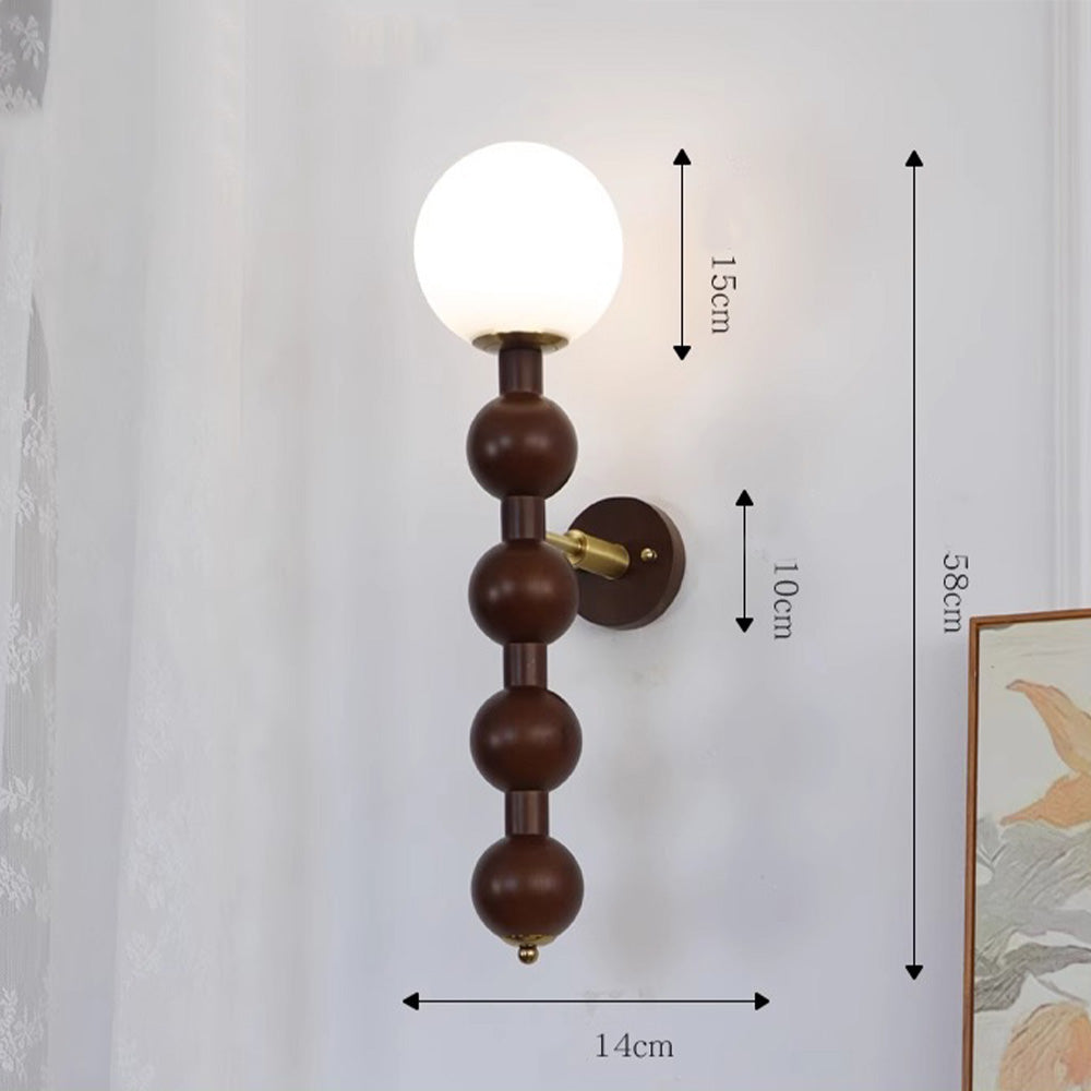 LumenSphere - Luxe Metallvägglampa med Bollar