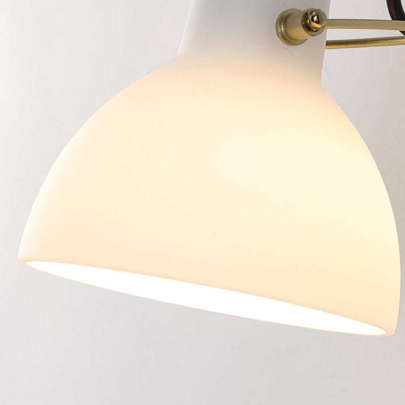 EssenceGlow - Minimalistisk Vit Glas Vägglampa