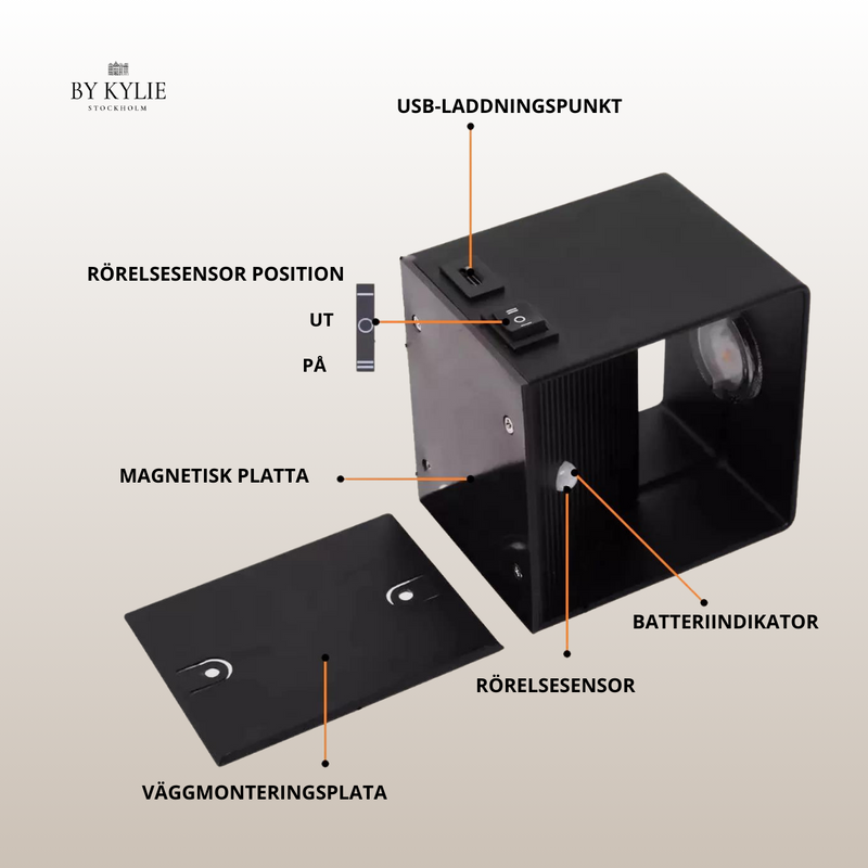 Lumina Vägglampa™ - Trådlös Uppladdningsbar Vägglampa