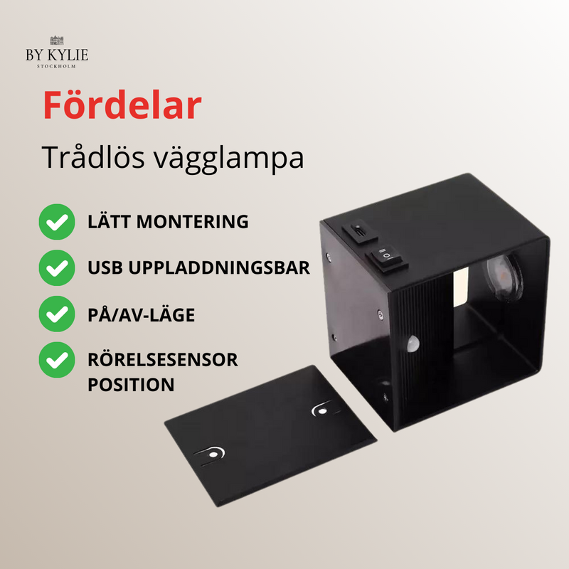 Lumina Vägglampa™ - Trådlös Uppladdningsbar Vägglampa