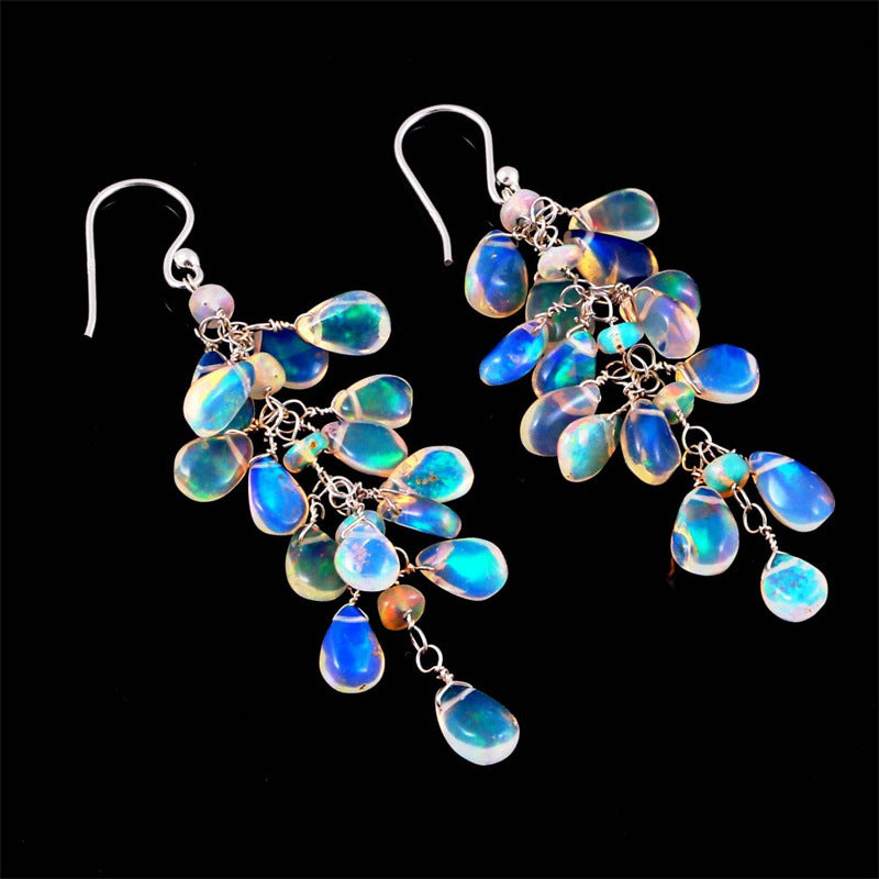 Gorgeous Moonstone Nightlight Earrings - Jante 