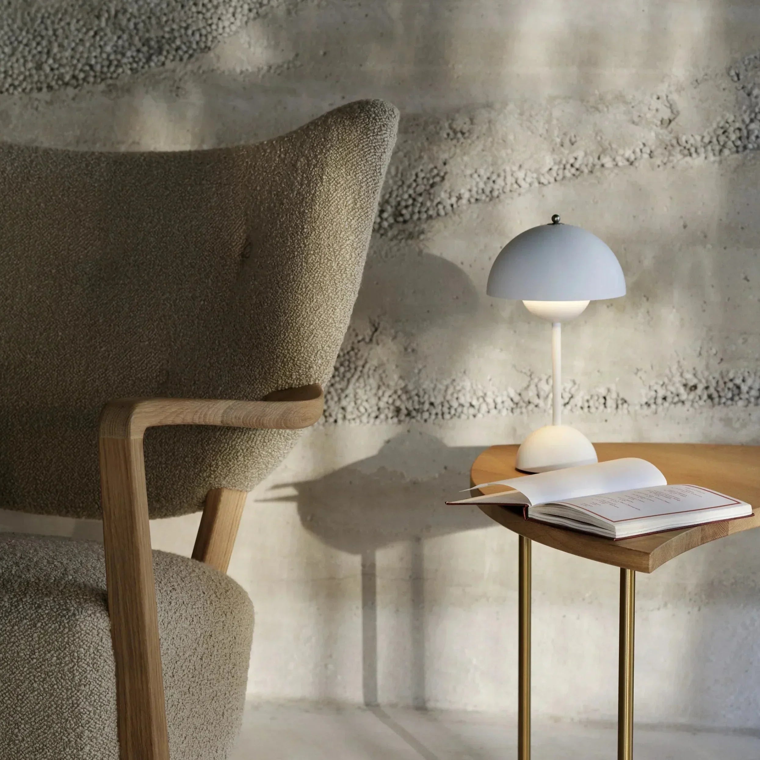 LunarGlow Table Lamp - Dimmable LED Lighting for Every Interior