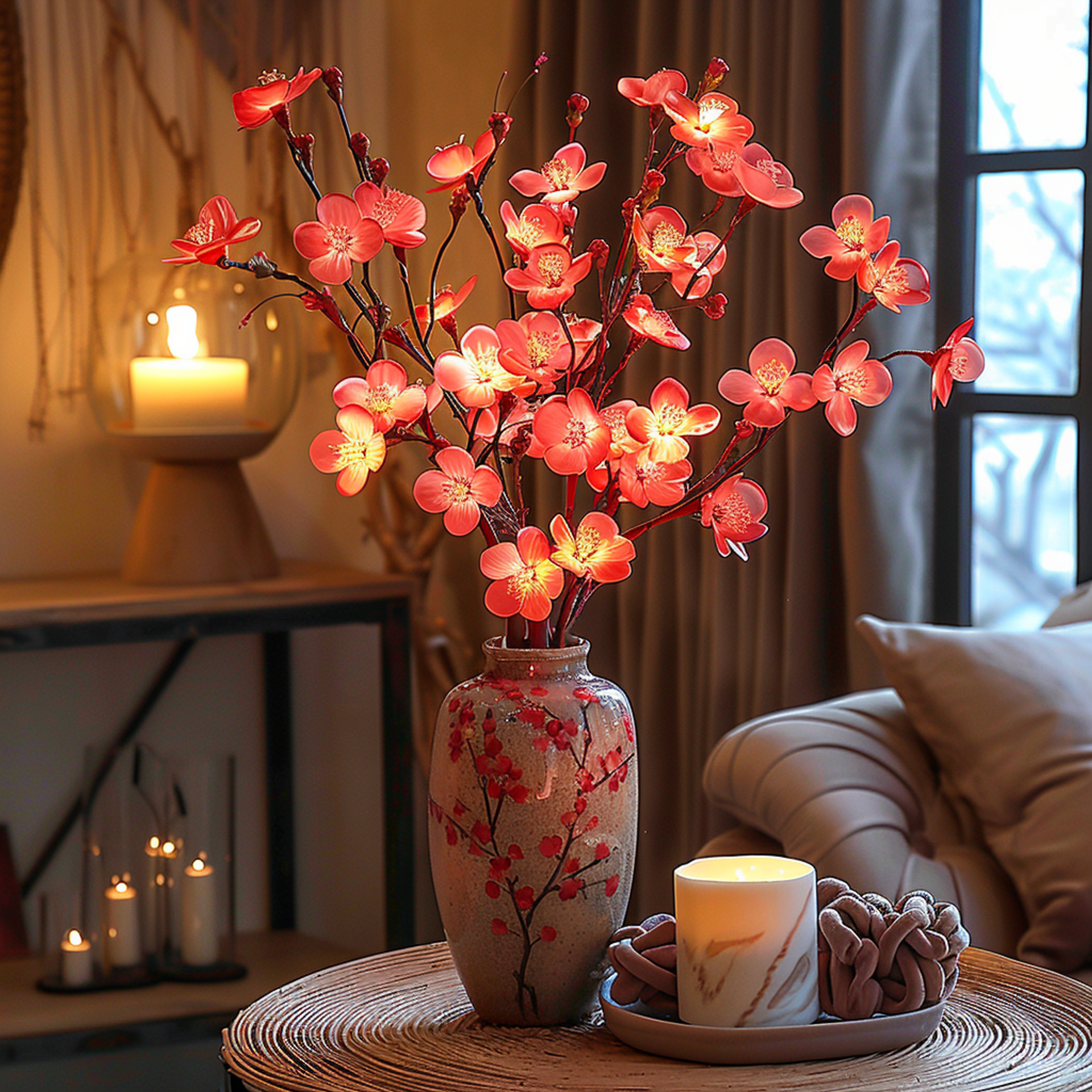 LumiVista - Magical Olive Branch Light String