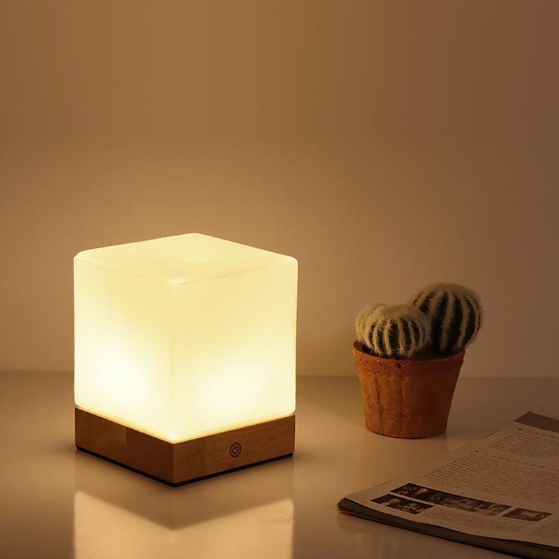 GloedCube Trådlös LED Bordslampa – Modern och Energieffektiv