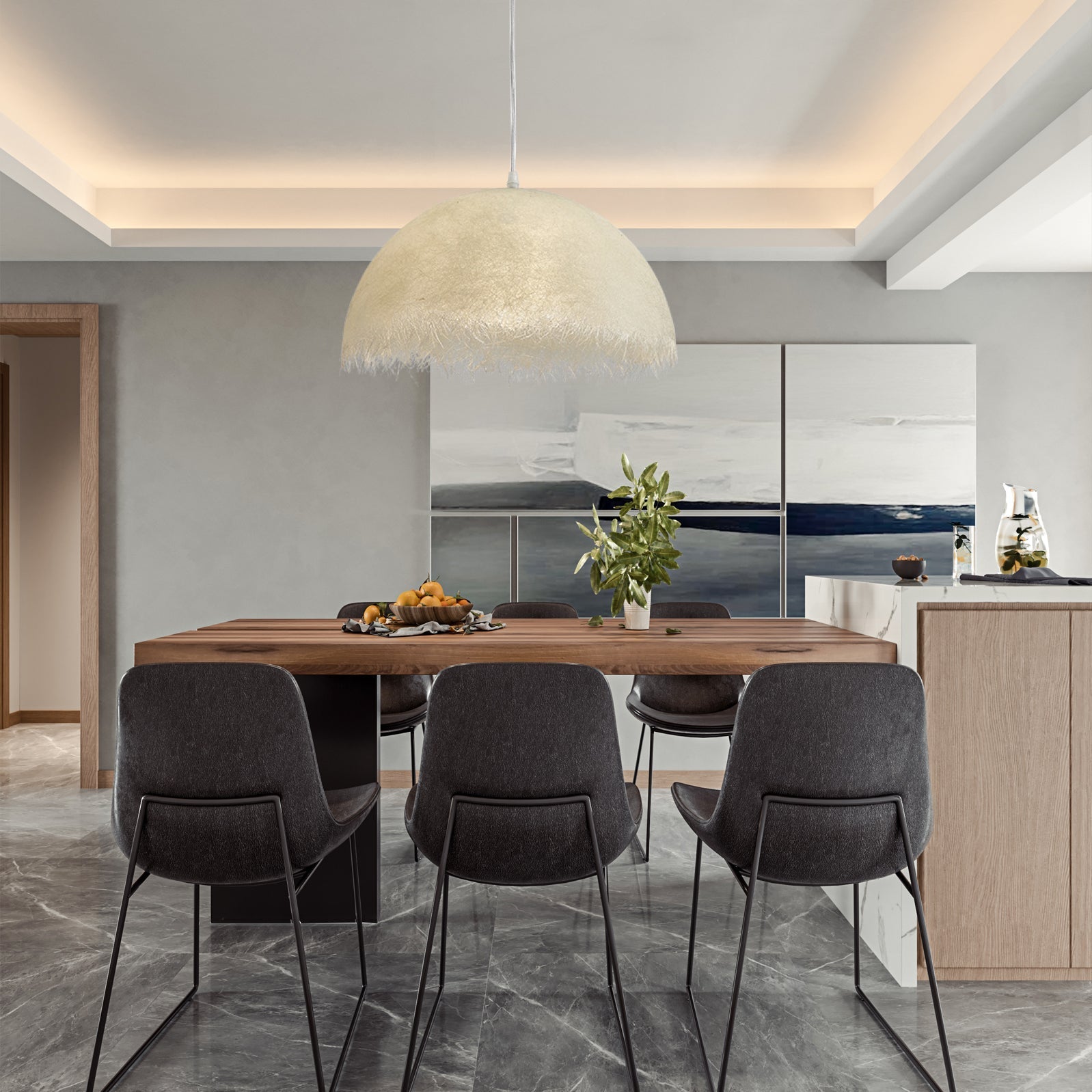 EclatZenith Ceiling Lamp - Minimalist Chic LED Pendant Lamp