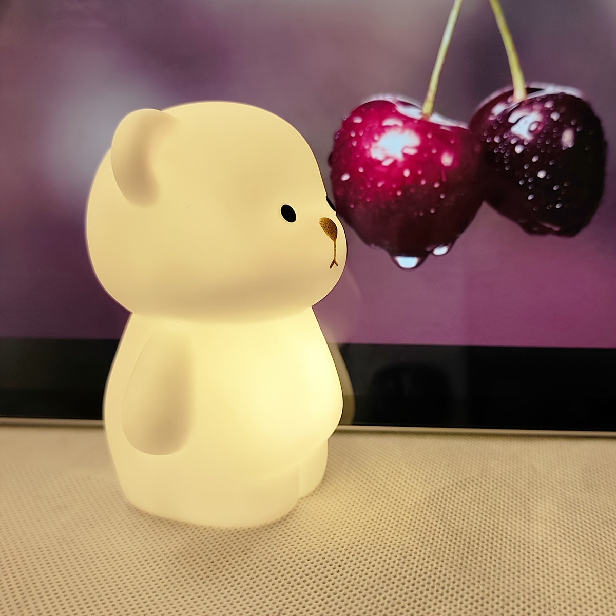 RusticBear - Bärens Nattlampa med LED-belysning