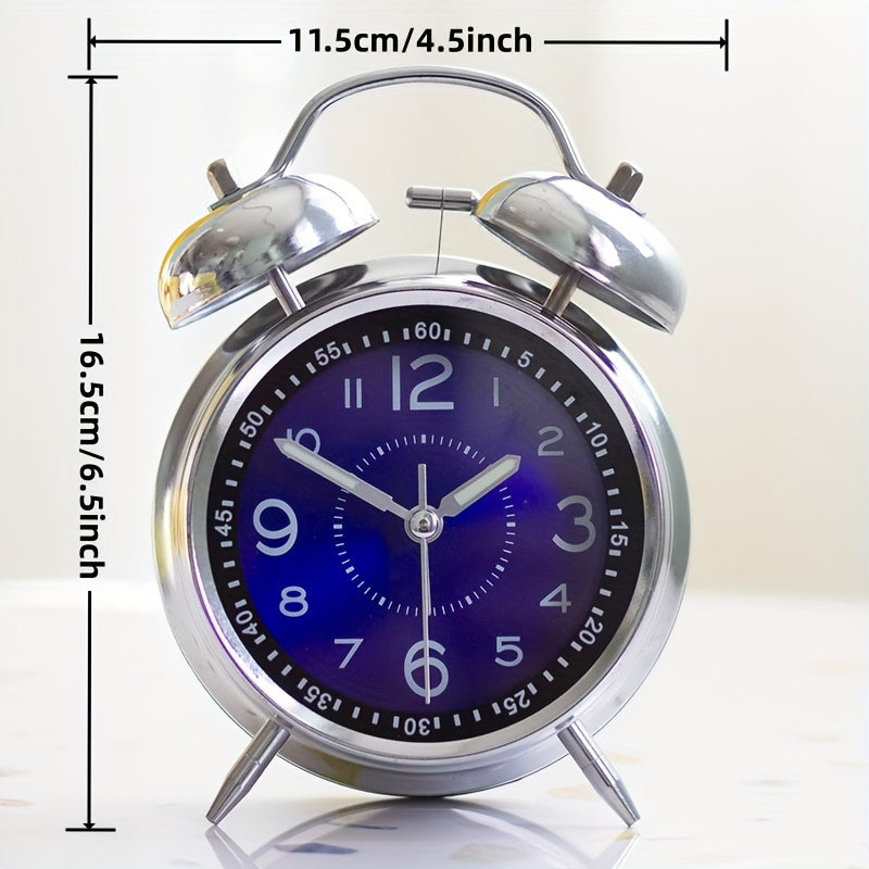 RetroBell Clock – Stylish Silent Alarm Clock with Lighting