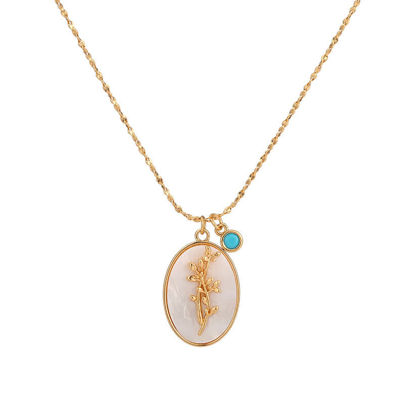 Aurora Birthstone and Birth Flower Necklace – A Personal Jewelry for My Loved Ones