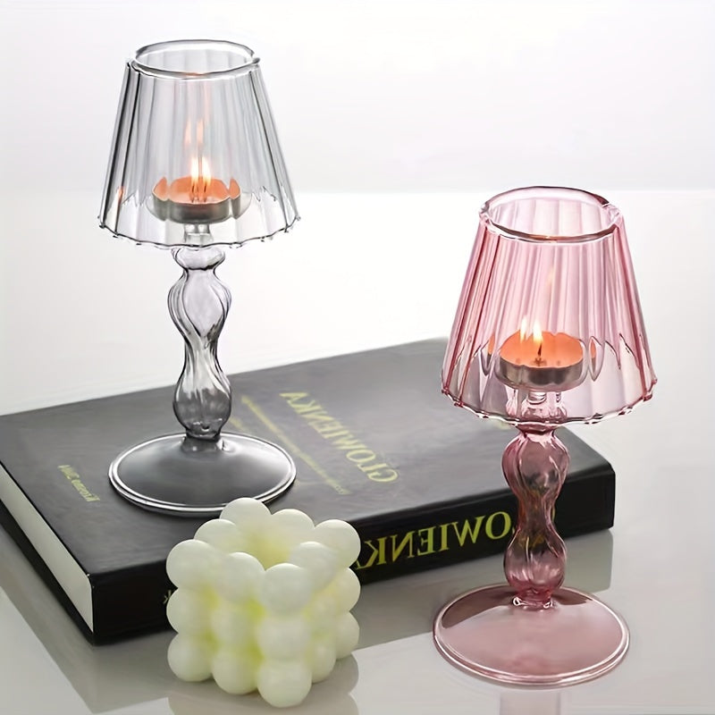 CrystalGlow – Luxurious Glass Table Lamp &amp; Candelabra