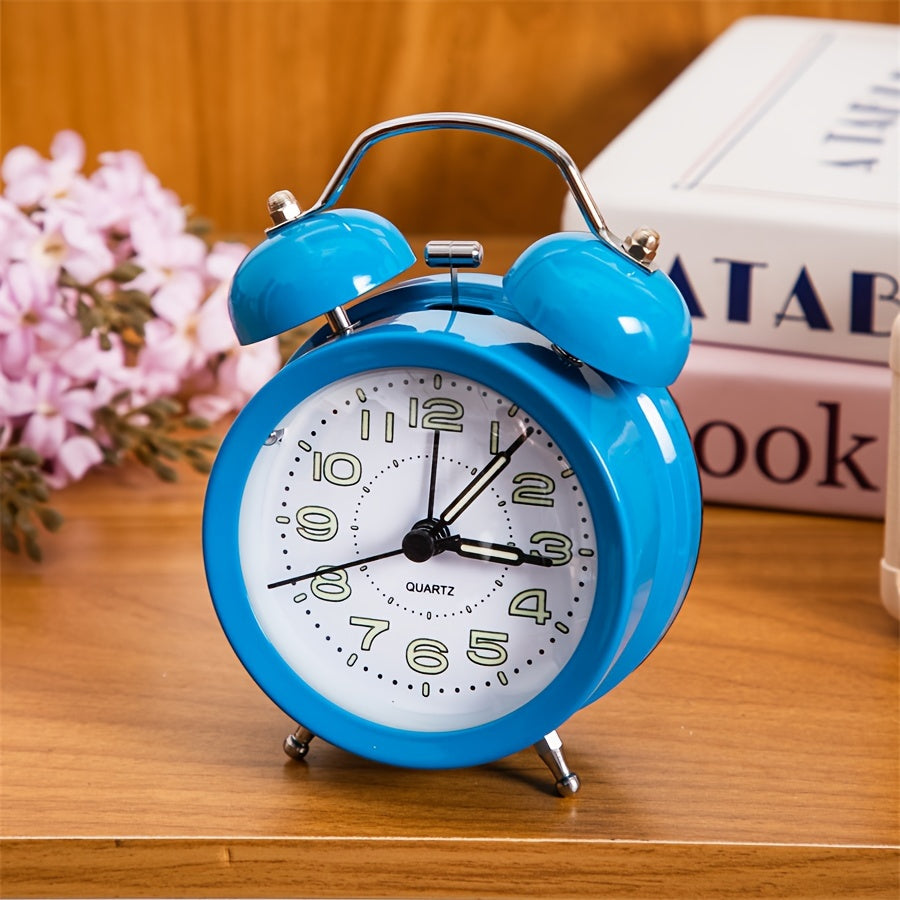 ChimeVintage Wake Up - Classic Alarm Clock with LED Night Light