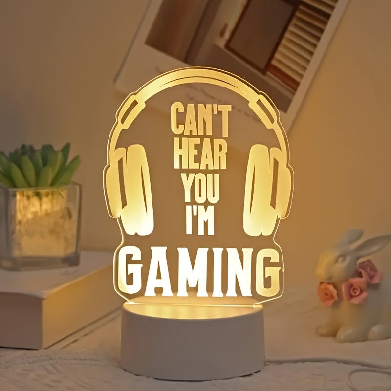 GameLamp - Compact LED Table Lamp with USB
