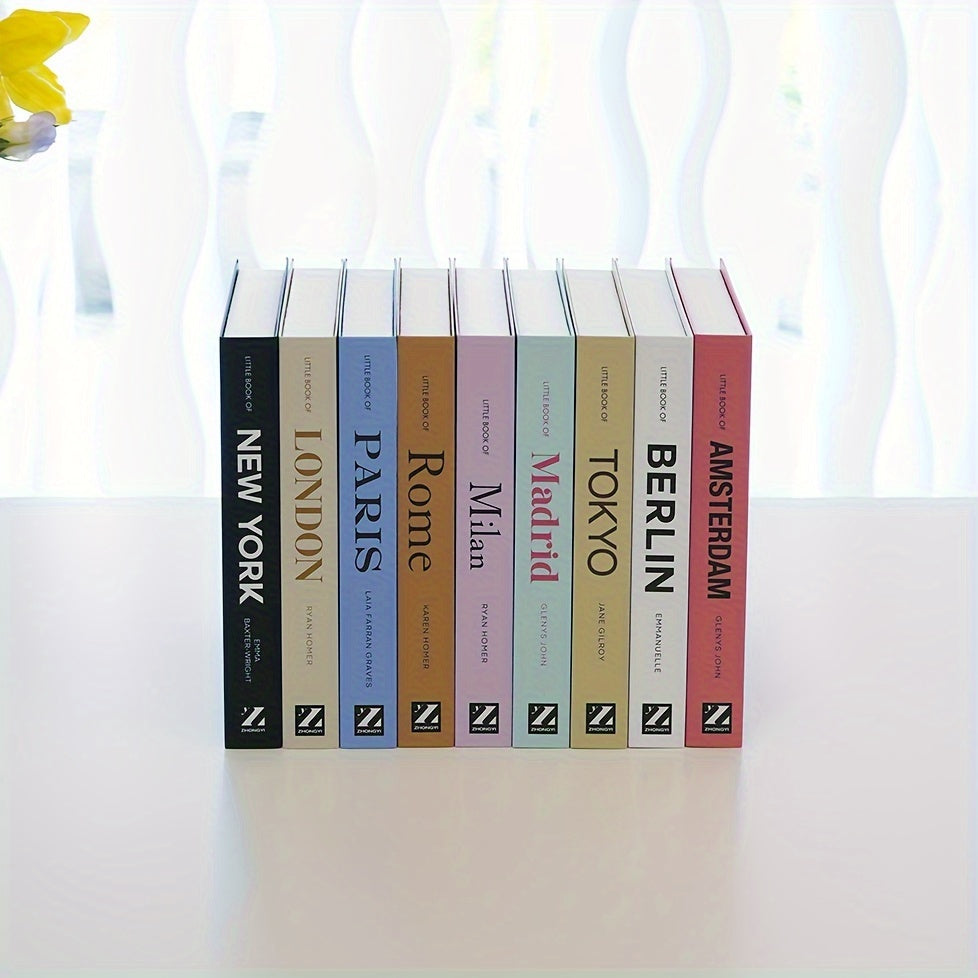 ChicBooks - Elegant Bookends Set in Cream Color