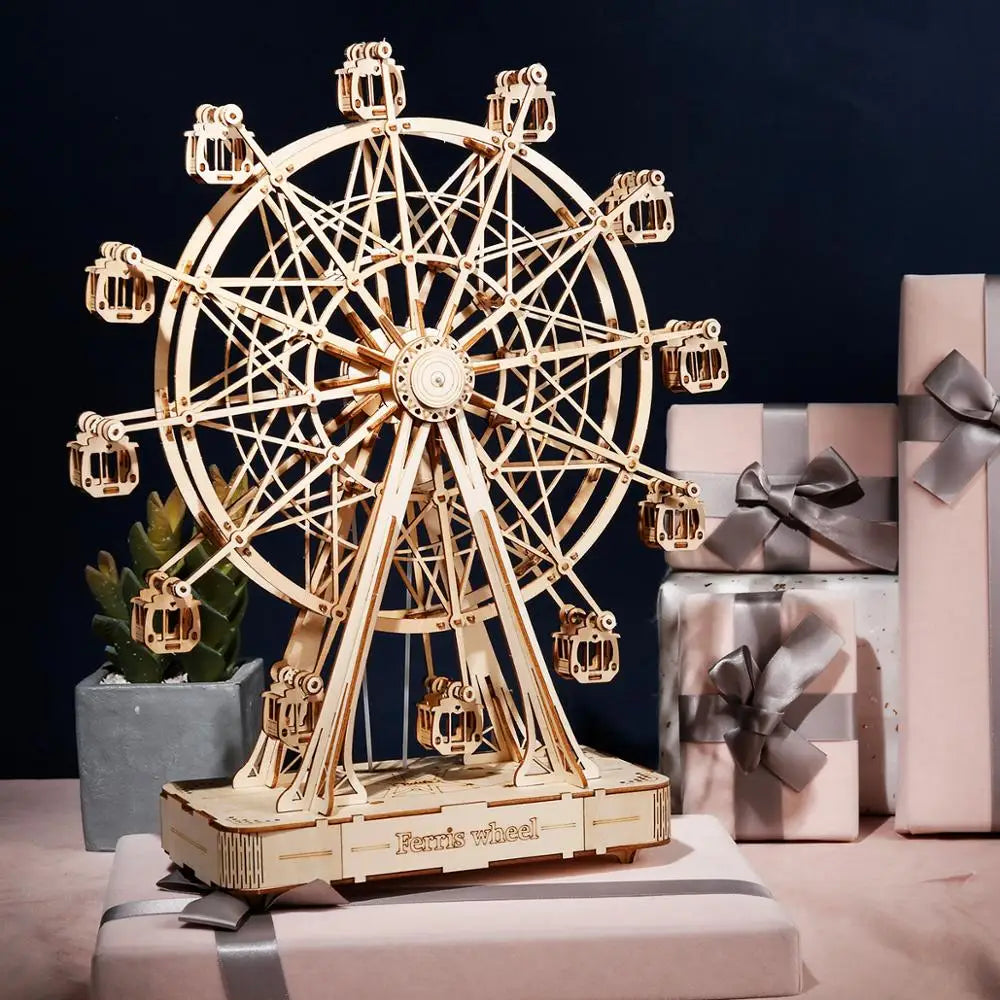 WoodCraft 3D Set - Creative Big Wheel Building Kit