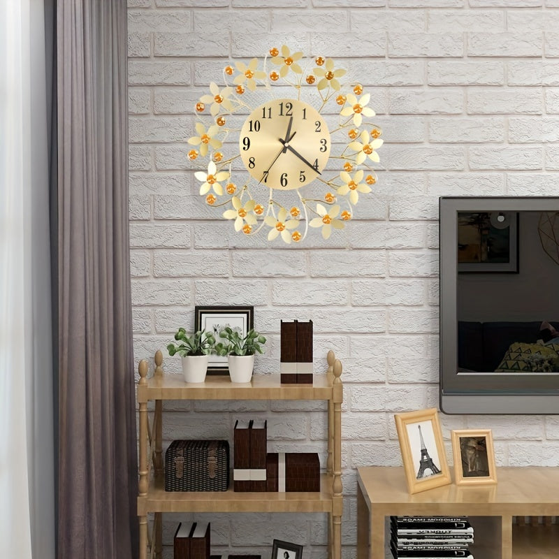EleganceClock - Design Wall Clock 14 Inch Black