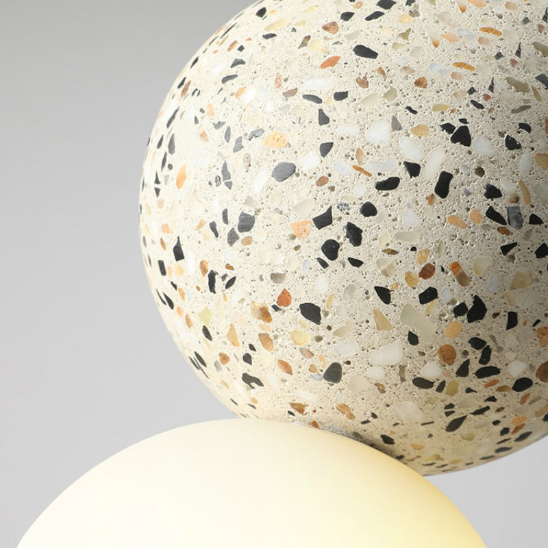 Aurora Glow - Luxurious LED Pendant Lamp in Black/White