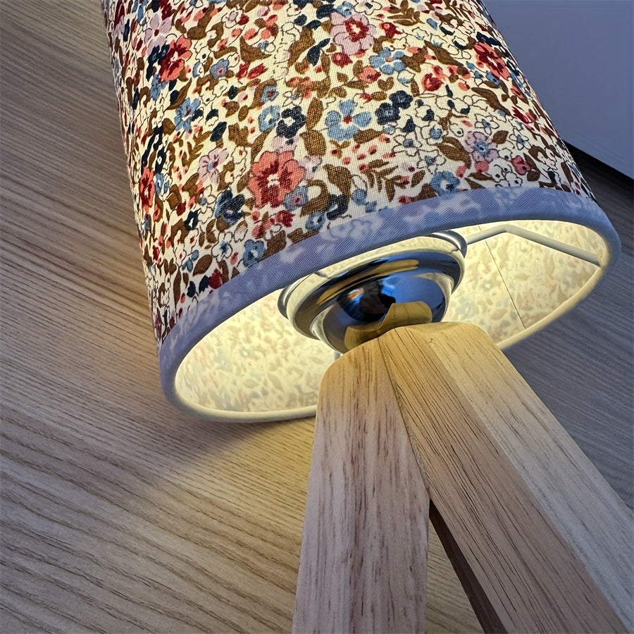 HoutLicht Table Lamp - Minimalist Wooden Lamp with USB