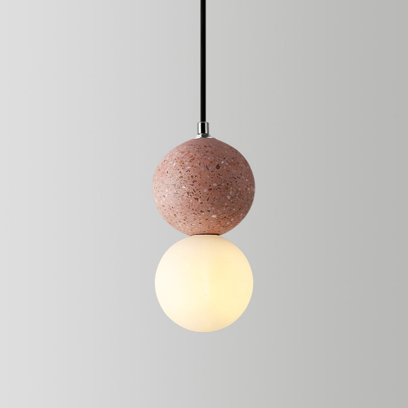 Aurora Glow - Luxurious LED Pendant Lamp in Black/White