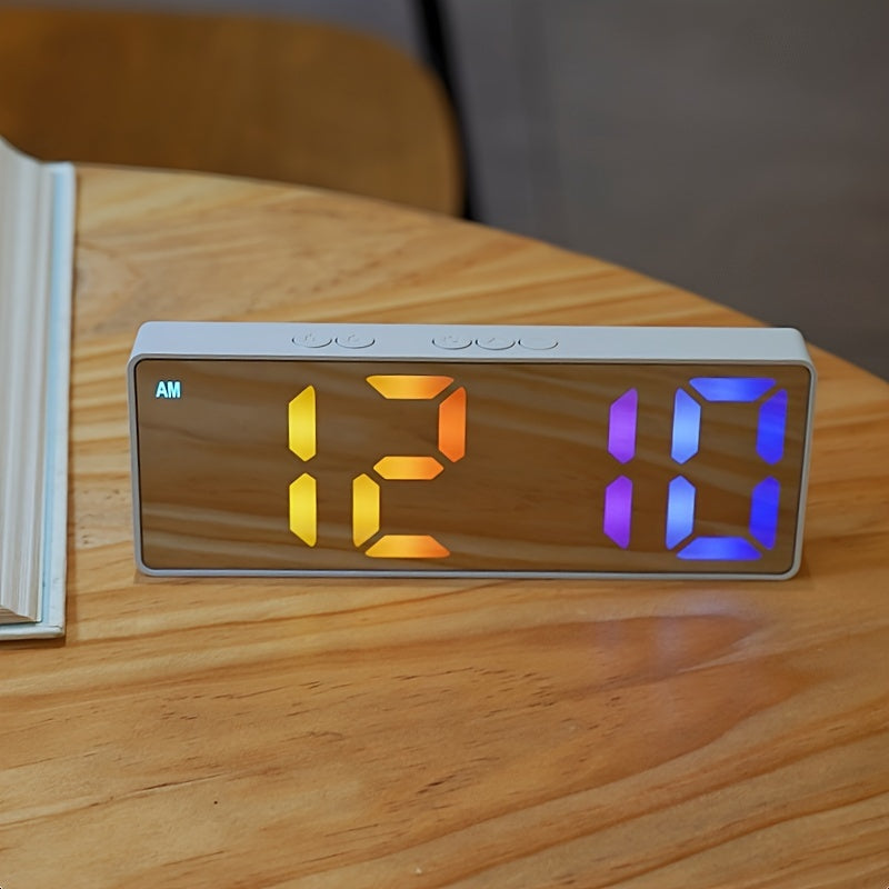 BrightTime Clock - Bright LED Alarm Clock with Date