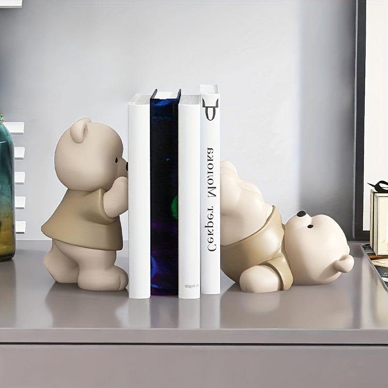 CharmingBear – Playful Resin Bookends for Decoration