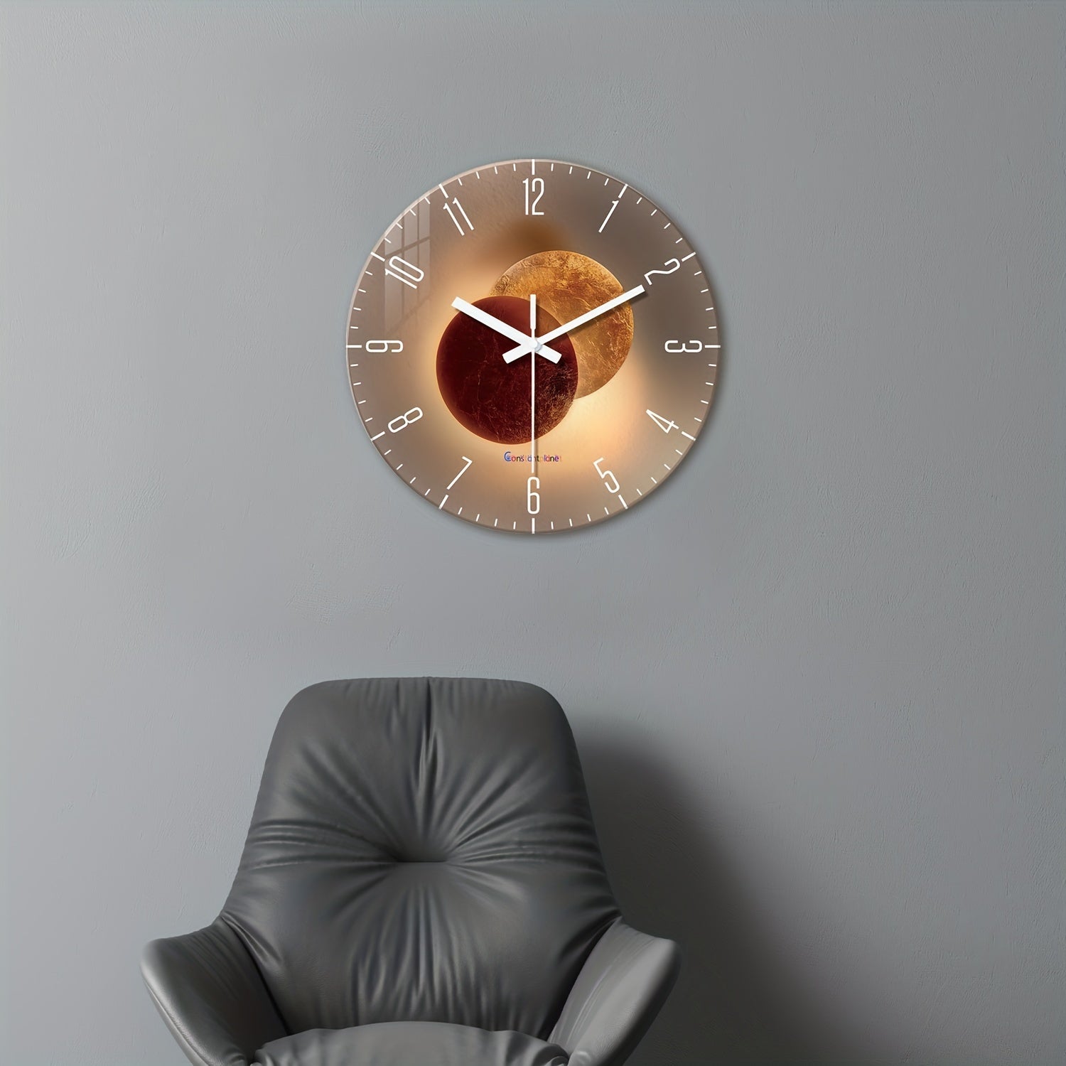 CosmicLight Clock – Design Wall Clock with Planet Theme