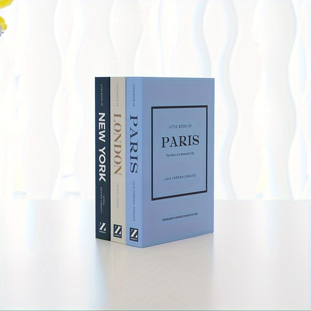 ChicBooks - Elegant Bookends Set in Cream Color