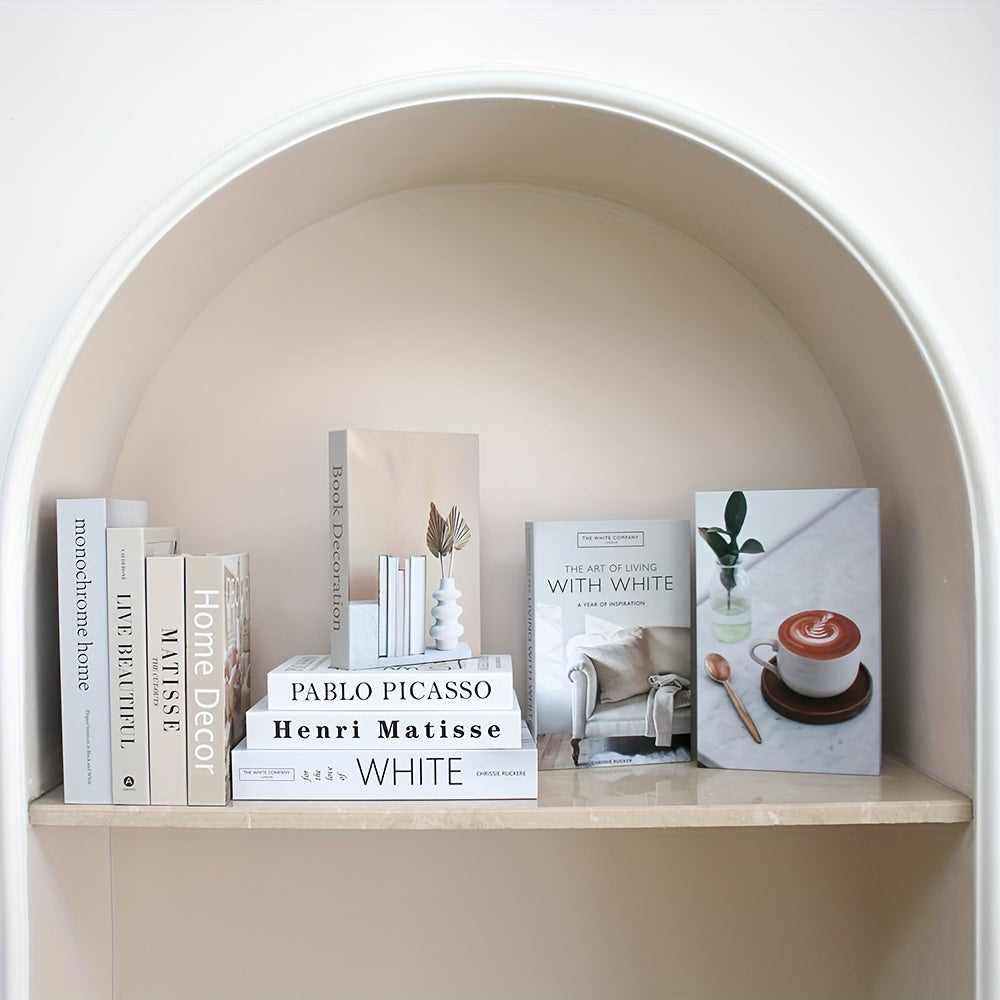 CityCharm - Stylish Decorative Fake Books Set