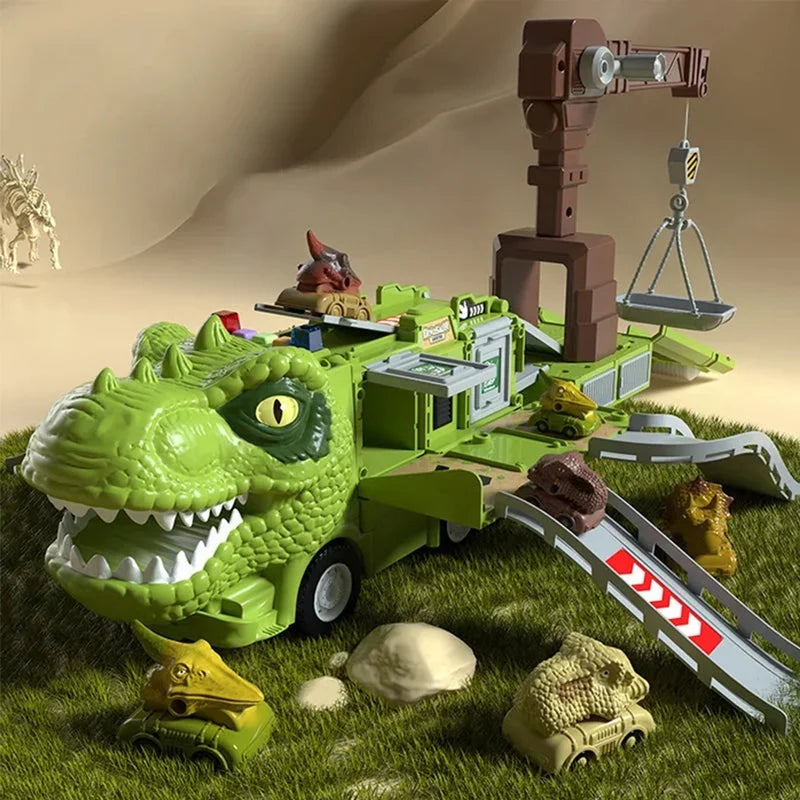 DinoRoar Truck - Foldable Dinosaur Adventure Truck
