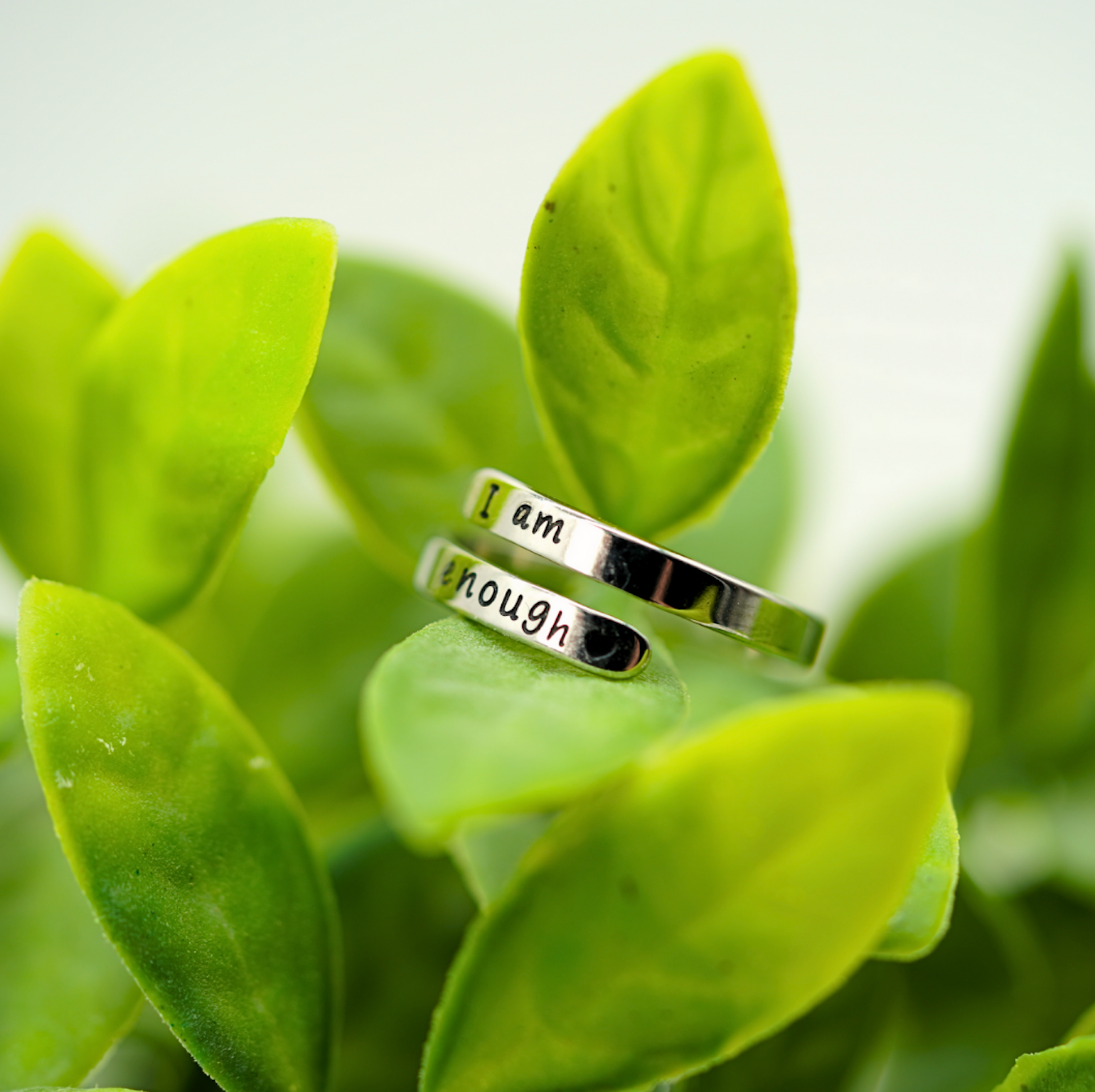 I Am Enough Ring – Elegant Jewelry for Self-Love
