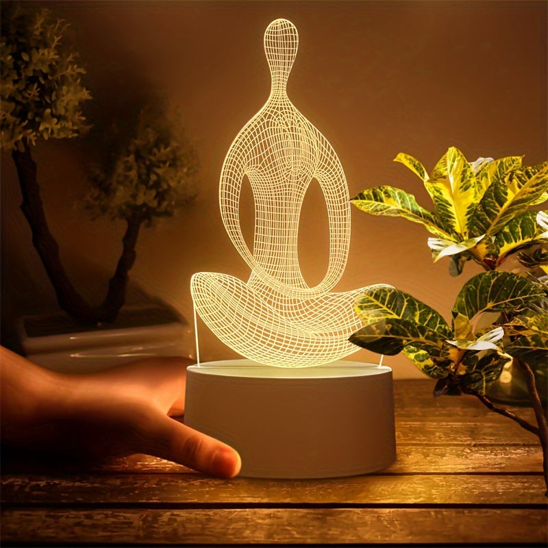 ZenLight - Modern 3D Yoga lamp