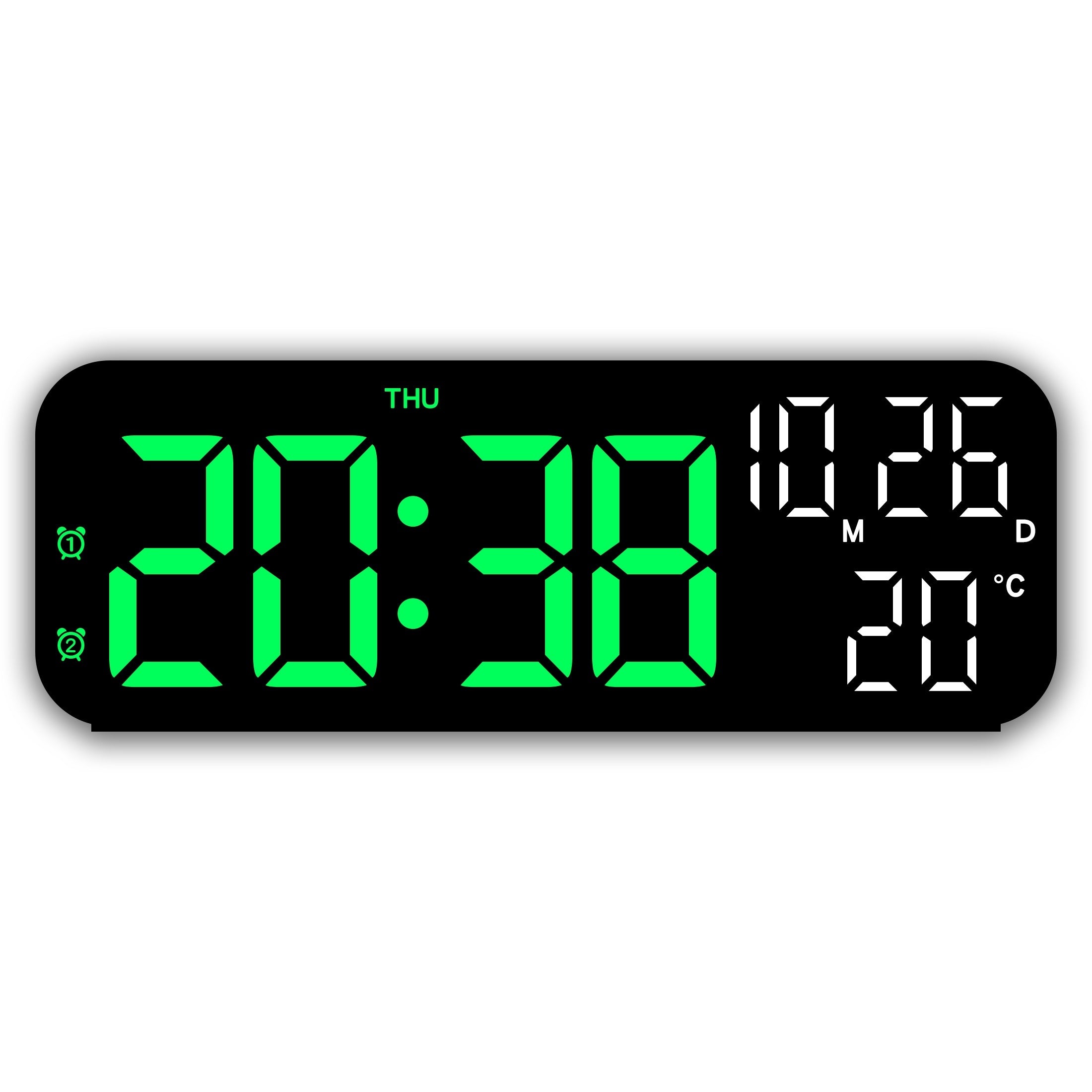 DeskTime - Elegant Digital USB Clock with Date