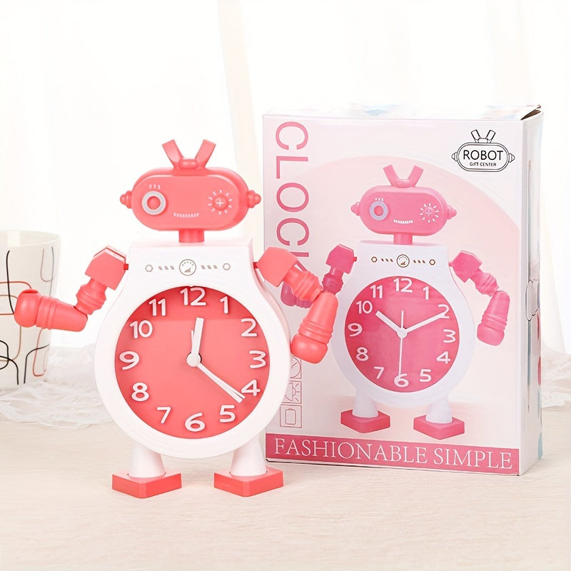 TimeBuddy Clock – Playful Robot Alarm Clock with Alarm
