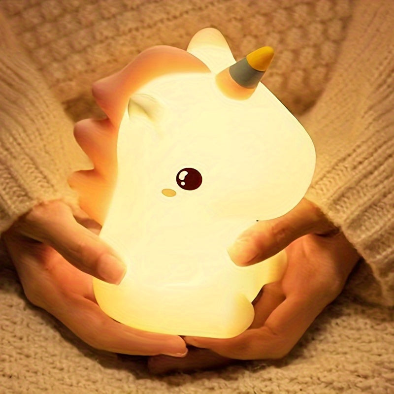 UnicornGlow Night Light - Colorful LED Lamp with Cover