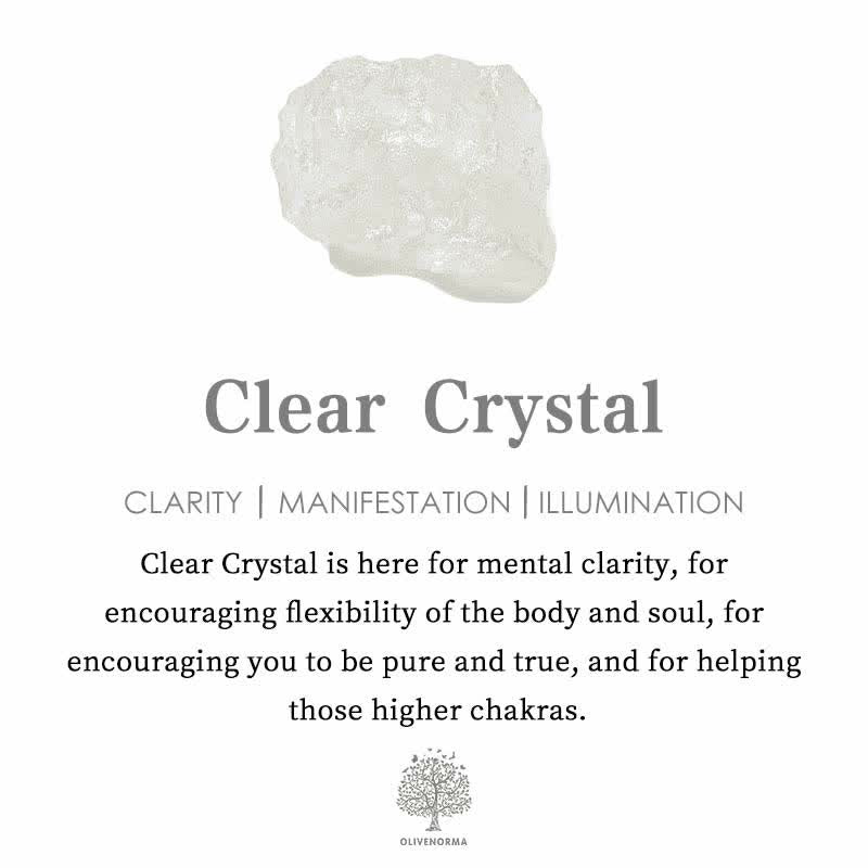Elegant natural crystal necklace - Iris edition