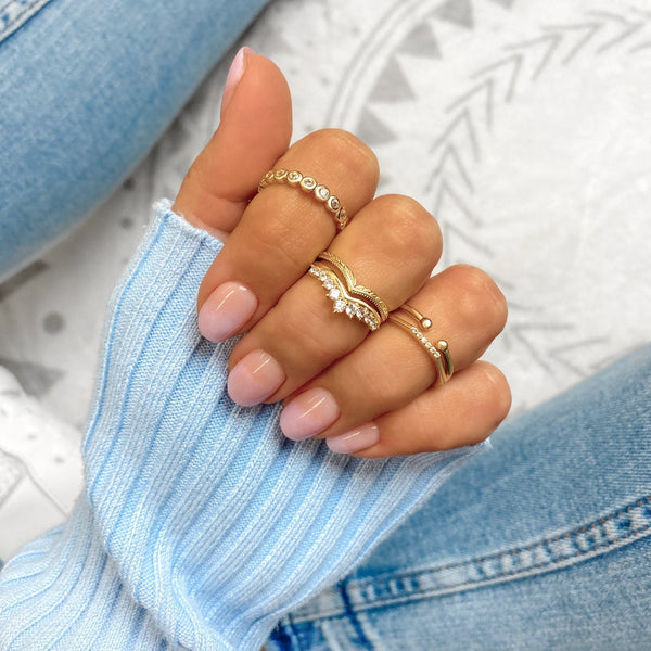 Allegra Zirkonia Kronring - En Touch av Elegans