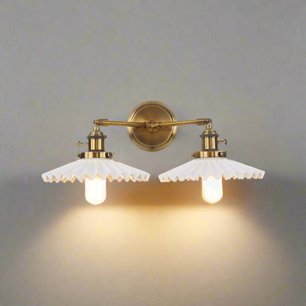 ElegantGlow – LYX Keramisk Vägglampa med Dubbel Belysning